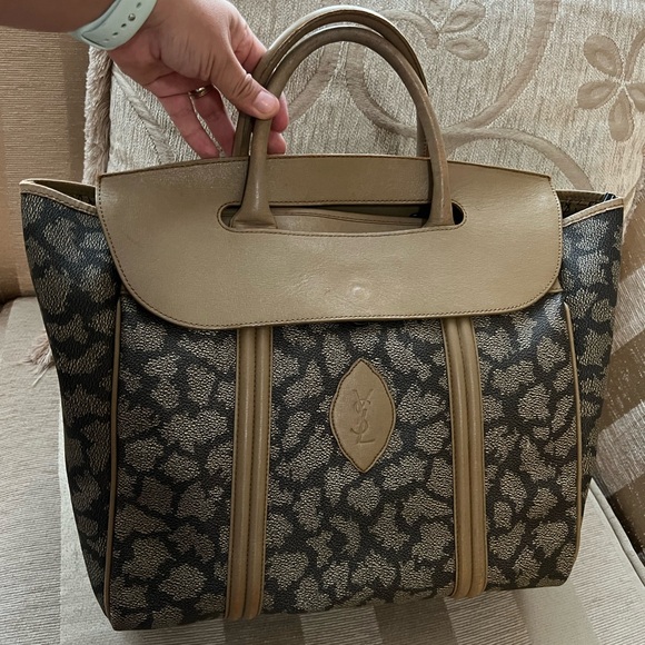 Yves Saint Laurent Vintage giraffe pattern weekender bag - Picture 15 of 15